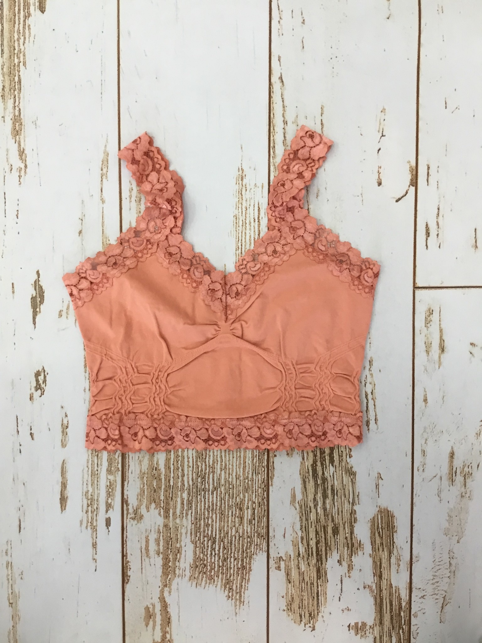 lace trim bralette