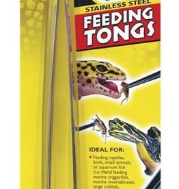 Zoo Med 10" High Quality Stainless Feeding Tongs