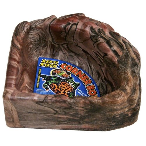 Zoo Med Zoo Med ReptiRock Corner Bowl Zoo Med Zoo Med ReptiRock Corner Bowl