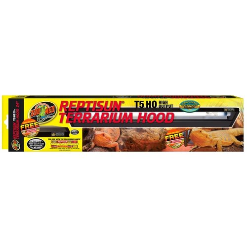 Zoo Med Reptisun T5 UVB Terrarium Hood Zoo Med Reptisun T5 UVB Terrarium Hood