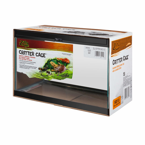 Zilla Reptile Aquarium / Terrarium with Sliding Lid Zilla Reptile Aquarium / Terrarium with Sliding Lid