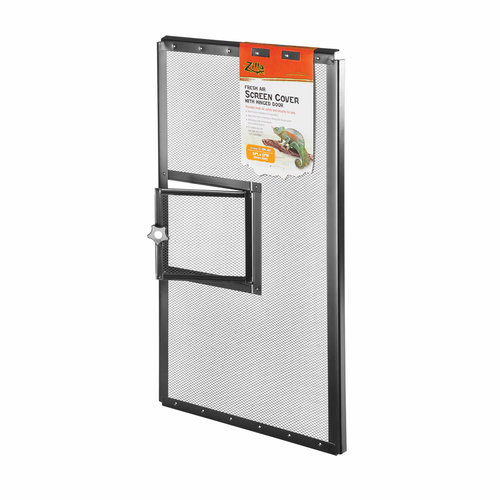 Zilla Screen Cover w/ Hinged Door Pet Central