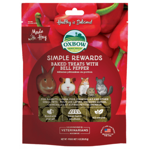 Oxbow Simple Rewards Bell Pepper 2oz Oxbow Simple Rewards Bell Pepper 2oz