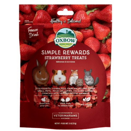 Oxbow Simple Rewards Strawberry .5oz Oxbow Simple Rewards Strawberry .5oz