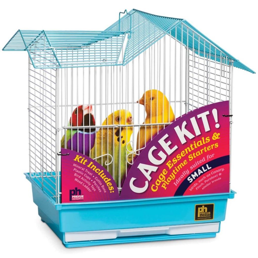 Prevue Pet Products Double Parakeet Bird Cage Kit