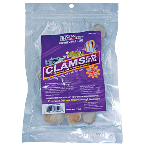 Ocean Nutrition Frozen Clams on Half Shell Ocean Nutrition Frozen Clams on Half Shell