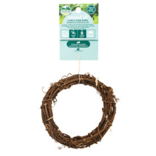 Oxbow Enriched Life Curly Vine Ring Small Animal Toy Oxbow Enriched Life Curly Vine Ring Small Animal Toy