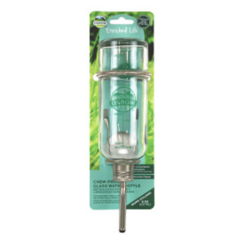 Oxbow Enriched Life Chew Proof Glass Small Animal Water Bottle Oxbow Enriched Life Chew Proof Glass Small Animal Water Bottle