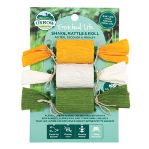 Oxbow Enriched Life Shake Rattle & Roll Small Animal Toy Oxbow Enriched Life Shake Rattle & Roll Small Animal Toy