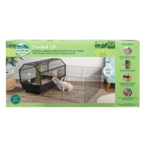 Oxbow Enriched Life Habitat with Play Yard for Small Animals XL Oxbow Enriched Life Habitat with Play Yard for Small Animals XL