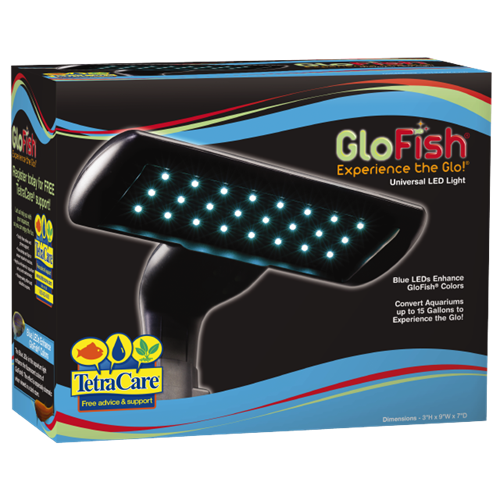 Tetra GloFish Universal Aquarium Light With Blue Leds Tetra GloFish Universal Aquarium Light With Blue Leds