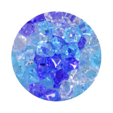 Aqua One Crystal Gems Acrylic Gravel -  Frosty Blue - 5 oz (.31 lbs)