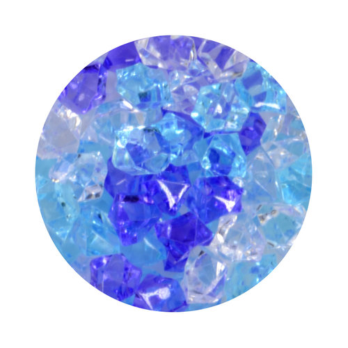 Aqua One Crystal Gems Acrylic Gravel - Frosty Blue - 5 oz (.31 lbs) Aqua One Crystal Gems Acrylic Gravel - Frosty Blue - 5 oz (.31 lbs)