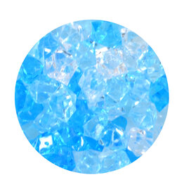 Aqua One Crystal Gems Acrylic Gravel -  Blue Ice - 5 oz (.31 lbs)