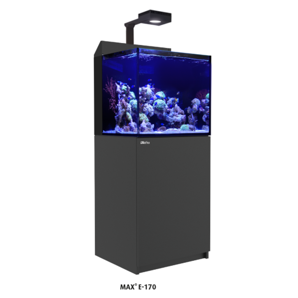 Red Sea Red Sea 170 Black Max E Reef LED Aquarium Kit (37 Gallons)