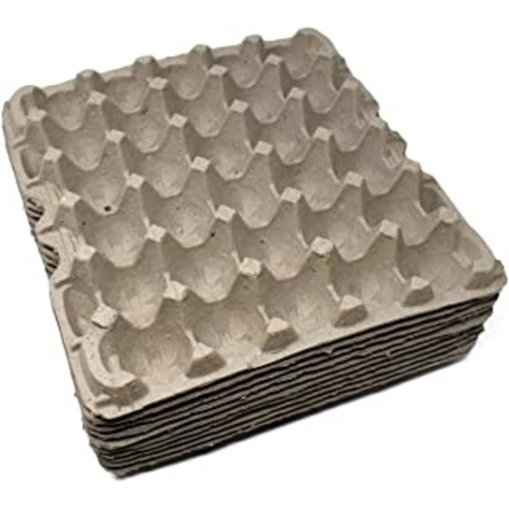 Egg Tray, Egg Crate, Filler Flat - Paper Pulp –