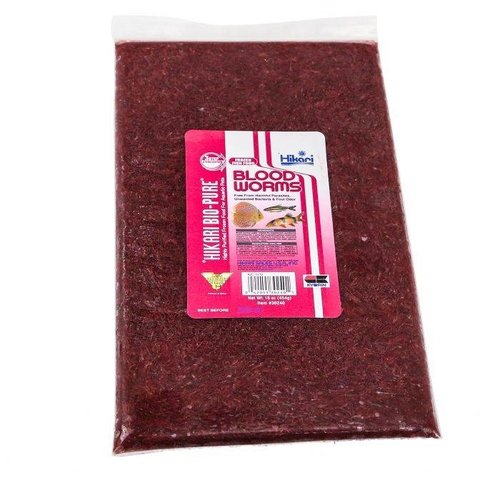 Hikari Frozen Bio-Pure Bloodworms 16 oz Flat Hikari Frozen Bio-Pure Bloodworms 16 oz Flat