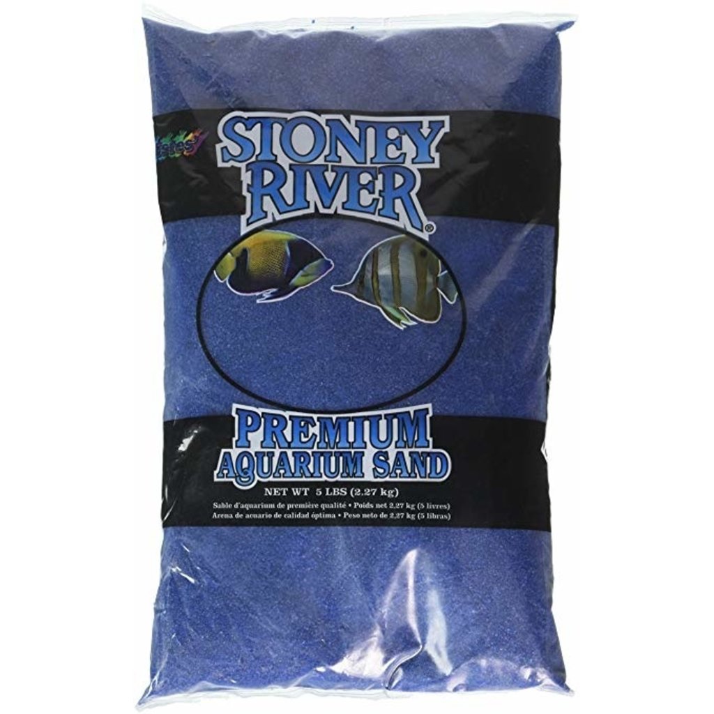 Estes Stoney River Premium Aquarium Sand Blue 5lbs