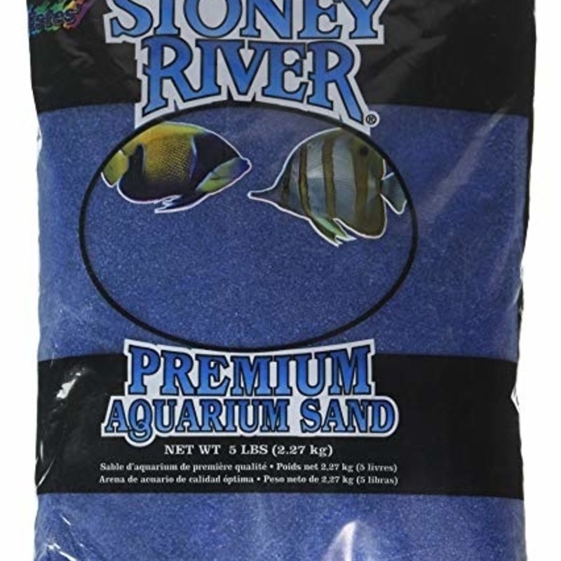 Estes Stoney River Premium Aquarium Sand Blue 5lbs