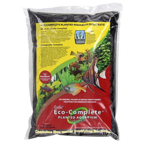 Caribsea, Inc. Caribsea Eco-Complete Black 10lbs Caribsea, Inc. Caribsea Eco-Complete Black 10lbs