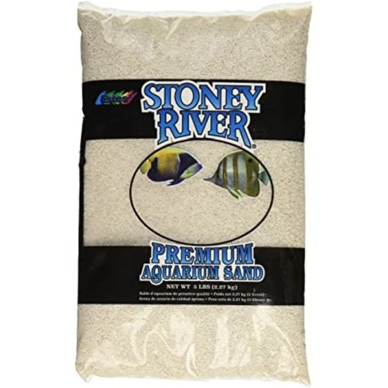 Estes Stoney River Premium Aquarium Sand White 5lbs