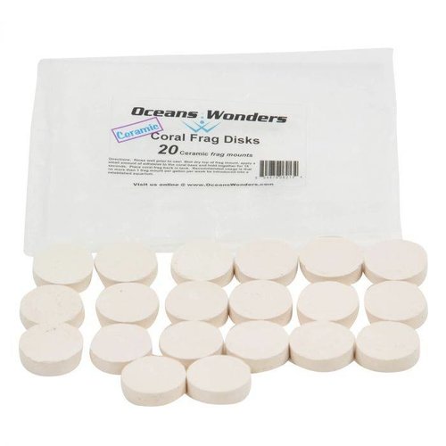 Oceans Wonders Coral Frag Disks 1" (20pk) Oceans Wonders Coral Frag Disks 1" (20pk)