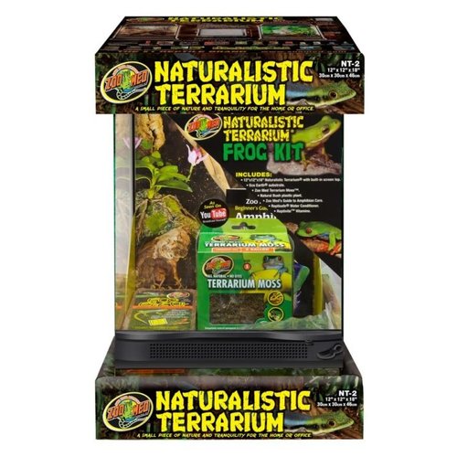 Zoo Med Naturalistic Terrarium Frog Kit (12" x 12" x 18") Zoo Med Naturalistic Terrarium Frog Kit (12" x 12" x 18")