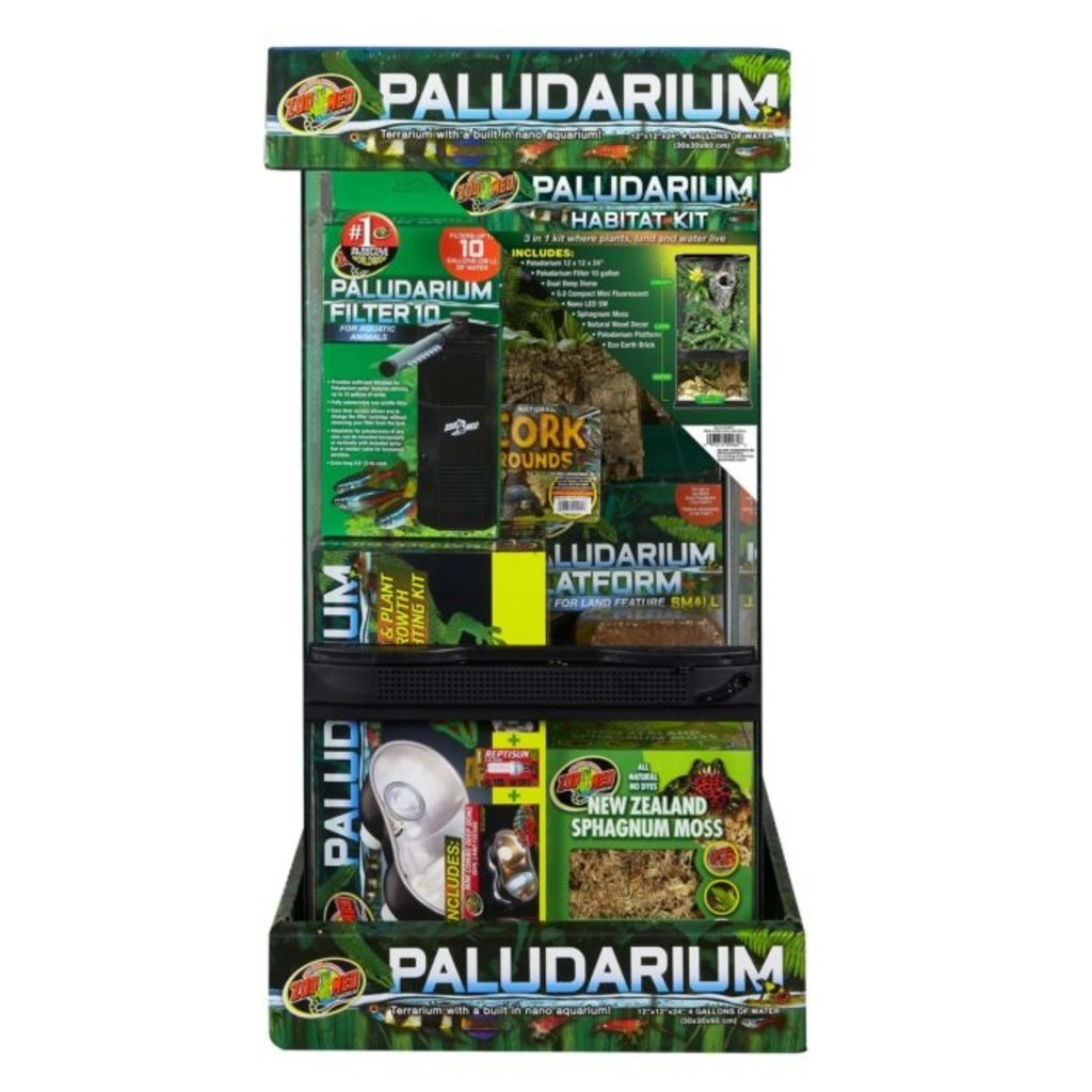 Zoo Med Paludarium Habitat Kit (12"x12"x24")