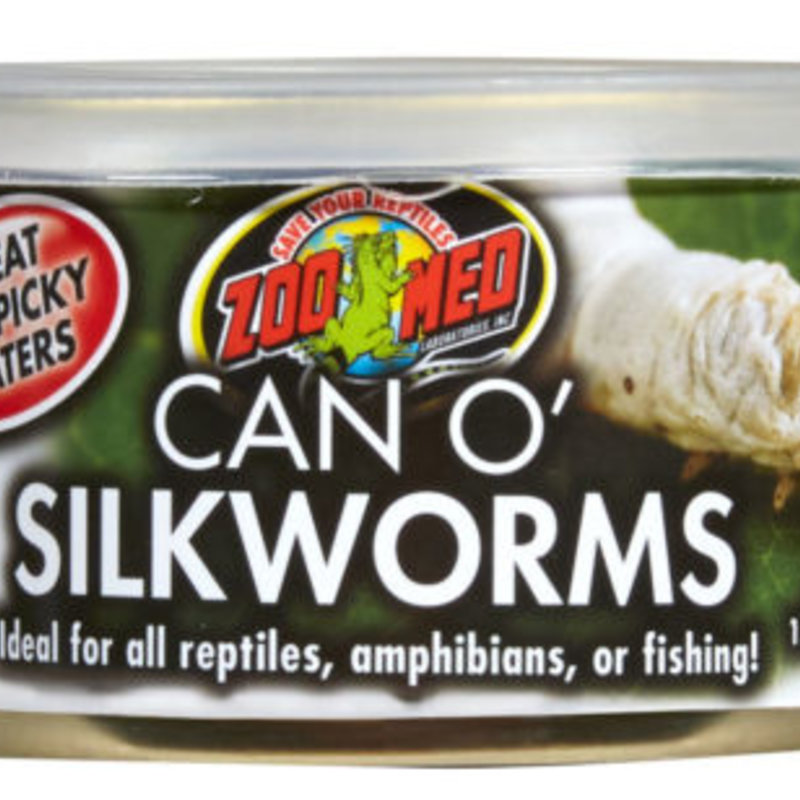 Zoo Med Can O' Silkworms 1.2oz