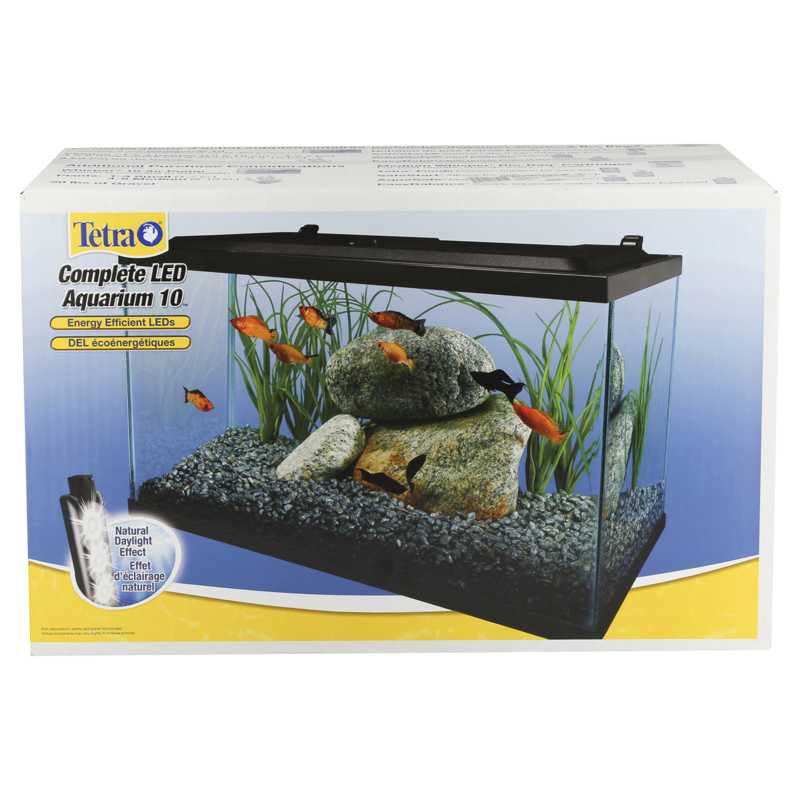 Tetra 10 Gallon Deluxe LED Aquarium Kit (20" x 10" x 12")