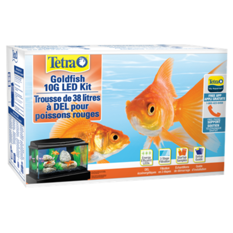Tetra 10 Gallon Goldfish LED Aquarium Kit (20" x 10" x 12")