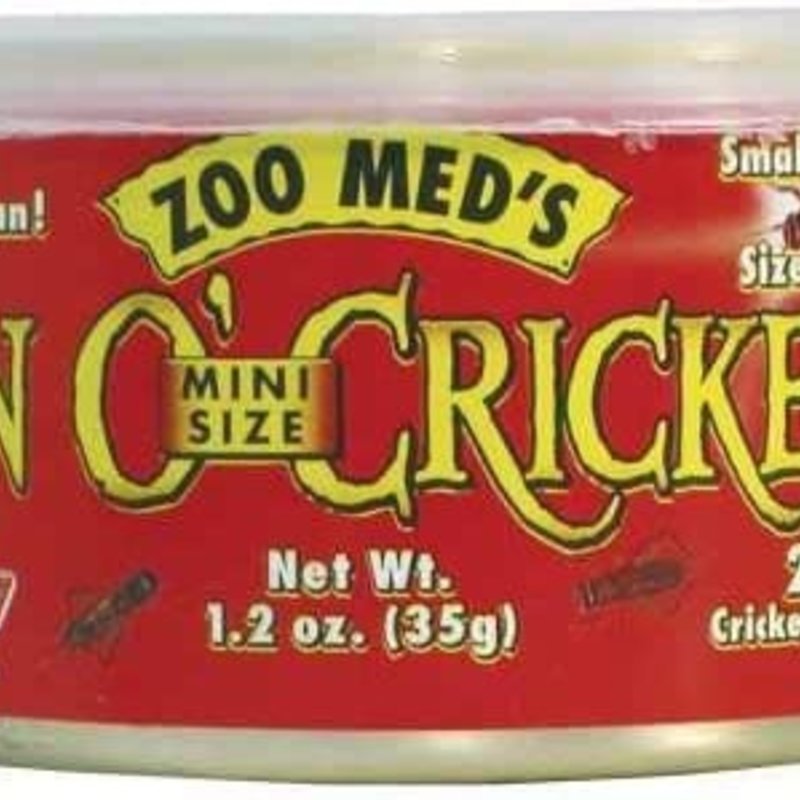 Zoo Med Can O' Crickets Mini Size 1.2oz