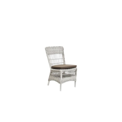 Marie Chair without Armrest, Vintage White<br />
-Excludes Cushion Marie Chair without Armrest, Vintage White<br />
-Excludes Cushion