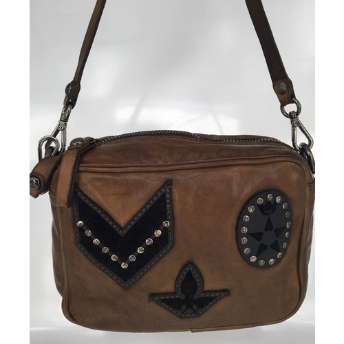 Campomaggi 100% genuine leather. Line LILIA. Shoulder bag. Military Green Campomaggi 100% genuine leather. Line LILIA. Shoulder bag. Military Green