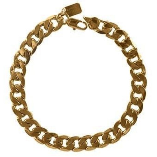 Marrin Costello Queens Bracelet. Silky smooth interlocking Cuban links. Gold. USA Size Marrin Costello Queens Bracelet. Silky smooth interlocking Cuban links. Gold. USA Size