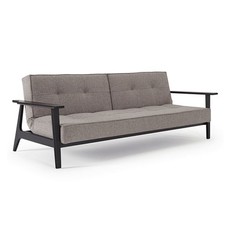 Innovation Living Frej Sofa Black Lacquered  Mixed Dance Grey
