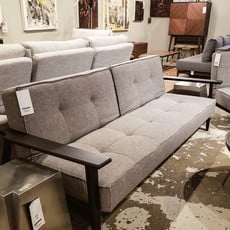 Palliser Frej Sofa Black Lacquered  Mixed Dance Grey