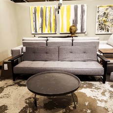 Innovation Living Frej Sofa Black Lacquered  Mixed Dance Grey