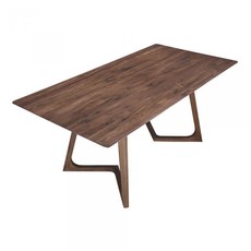 Moe's Home Collection Godenza Dining Table Rectangular Walnut