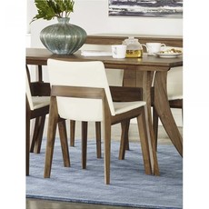 Moe's Home Collection Deco Dining Chair White Pvc-Pair M2