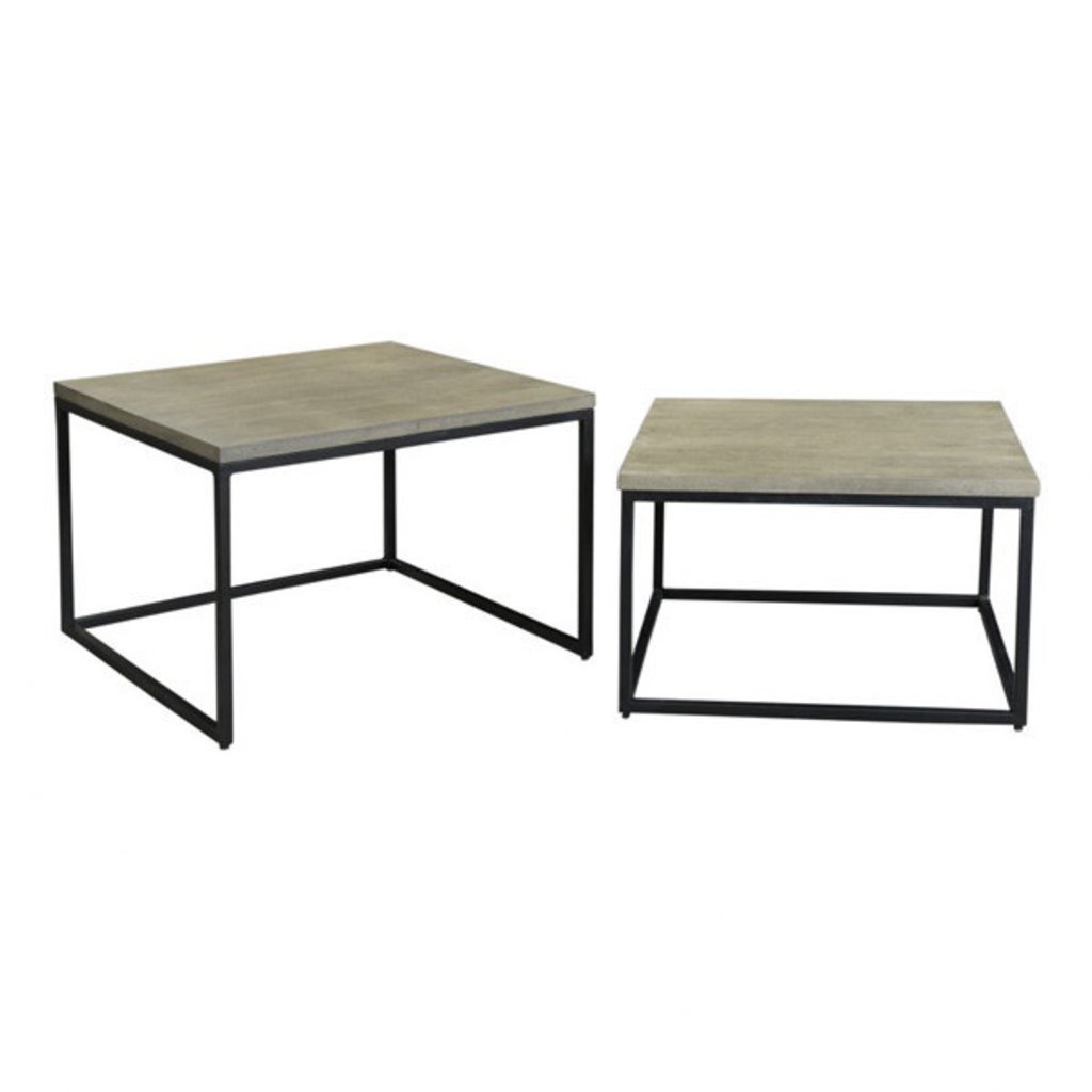 DREY SQUARE NESTING COFFEE TABLES SET OF 2 - Direct ...