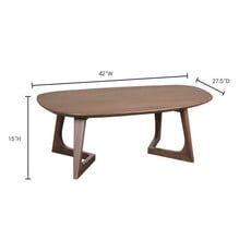 Moe's Home Collection Godenza Coffee Table Small