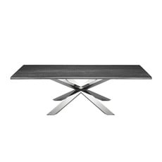 Nuevo Living Couture Dining Table Oxidized Grey Top