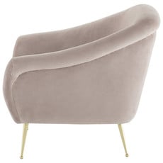 Nuevo Living Lucie Occasional Chair Blush Velvet