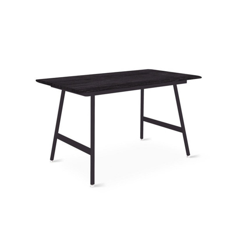 Gus Modern Envoy Desk  50 Surface Ash Black/ Lecture Leg Set Black Powder