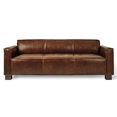 Gus Modern Cabot Sofa Saddle Brown Leather