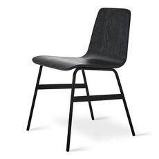 Gus Modern Lecture Dining Chair Ash Black