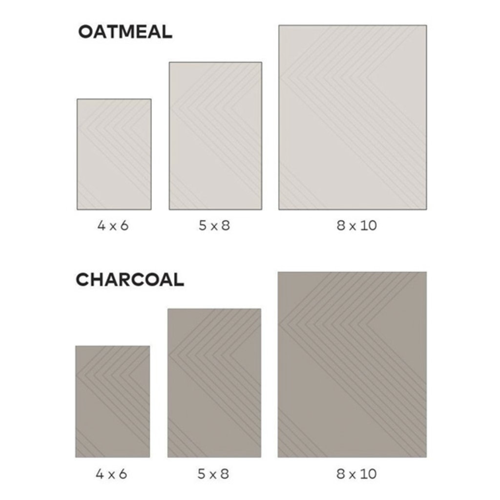 Gus Modern Avro Rug Oatmeal 8x10