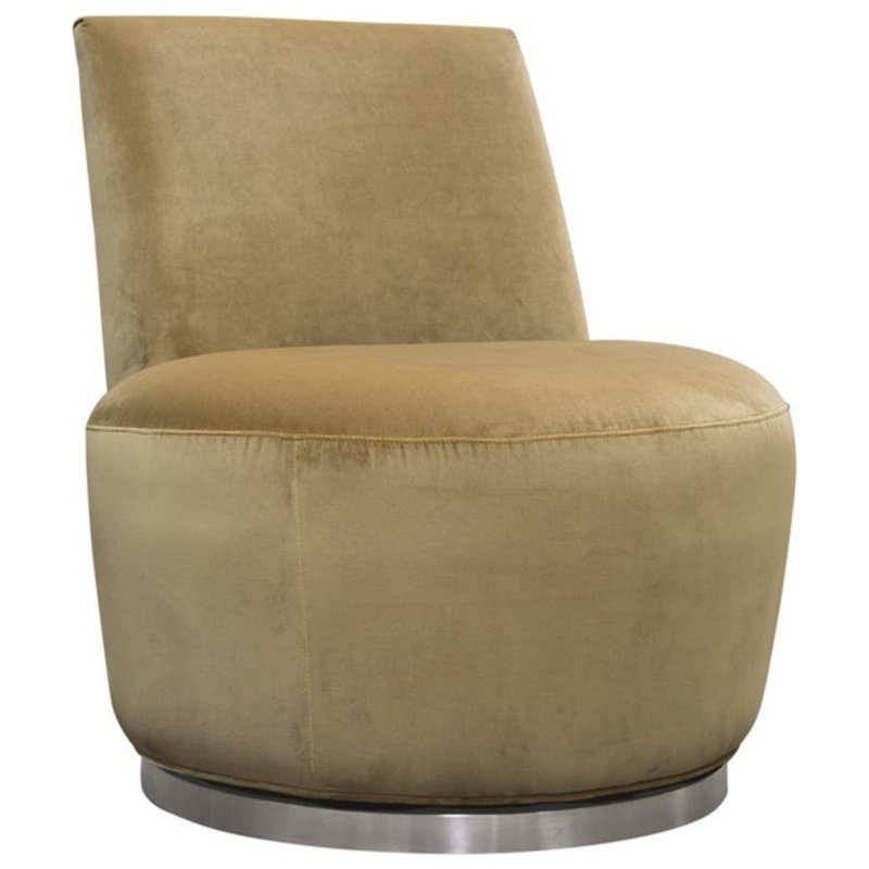 Diamond Sofa Blake Swivel Chair Marigold Velvet