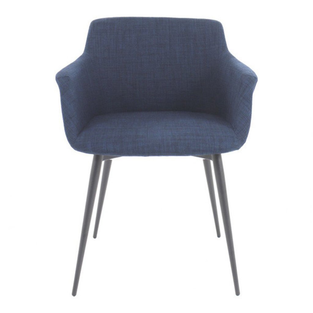 Moe's Home Collection Ronda Arm Chair Blue-M2